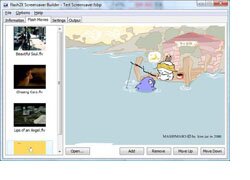 Flash2X Screensaver Builder screenshot